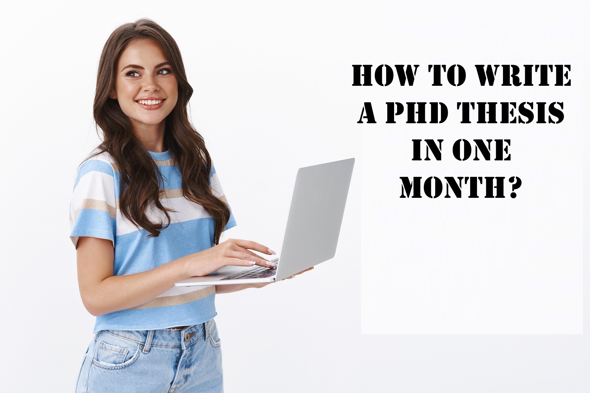 how to write a thesis in one month